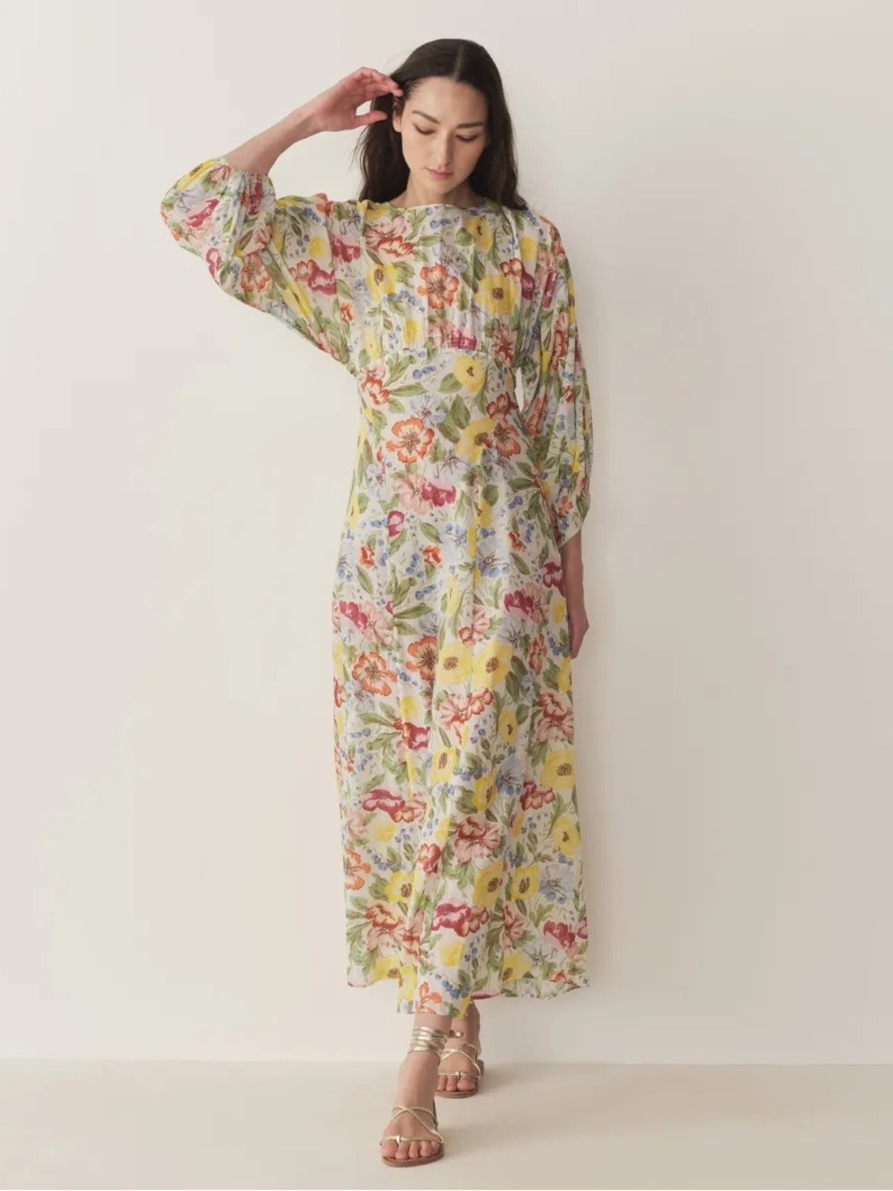 Doen Oliana Dress in Blanc 
Anemone Bloom sz XS. NWT